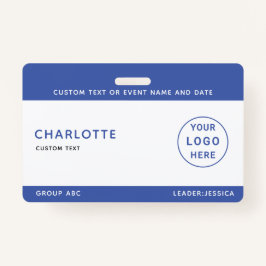 キッズIDラニヤードテンプレート音楽ツアー学校旅行 バッジ