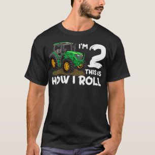 キッズIm 2これは私がトラク転がタ2歳の方法である Tシャツ