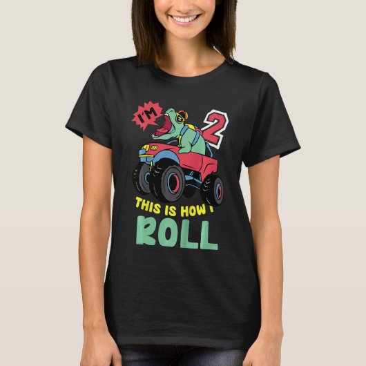キッズI'm 2 I'm I's How I Monster Truck 2nd Bi Tシャツ (正面)