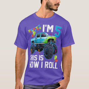 キッズI's 5 I's Monster Truck転が5th Bi Tシャツ