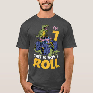 キッズI's 7 Iモンスタートラック転がの7th Bo Tシャツ