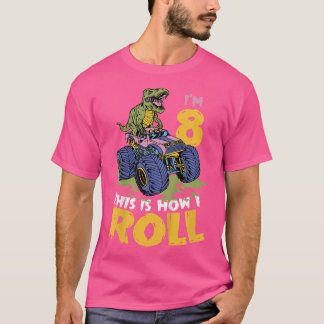 キッズI's 8 I's 8転が How I  Monster Truck 8th Bo Tシャツ