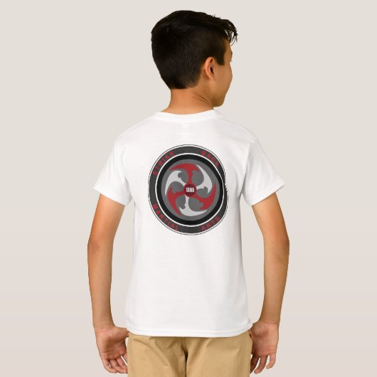 キッズSBMA長袖パフォーマンスシャツ Tシャツ (裏面フル)