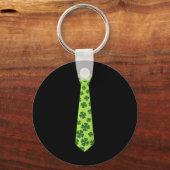 キッズSt patricks dayアイリッシュクローバータイシャムロックトッド キーホルダー (裏面)