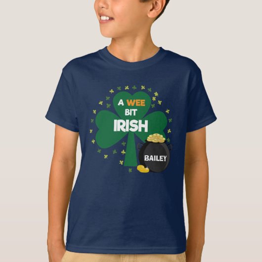 キッズst patricks dayシャツ|おもしろいパーソナライズされた tシャツ (正面)