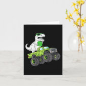 キッズSt patricks dayTレックス乗馬モンスタートラックDi カード (黄色い花)