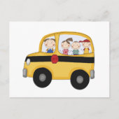 キッズTシャツとギフト付きスクールバス ポストカード (正面)