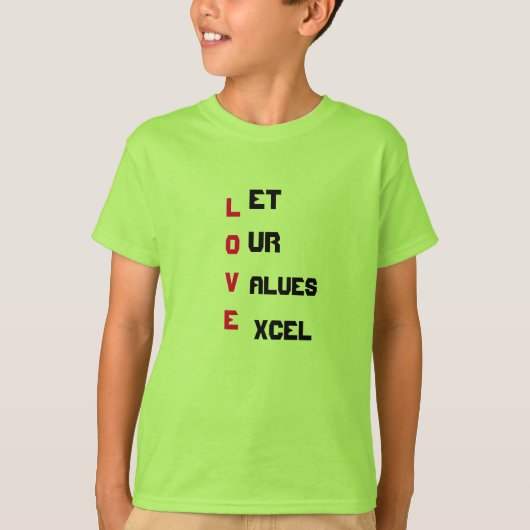キッズTシャツを愛する Tシャツ (正面)