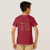 キッズTシャツ - 15周年記念コレクション Tシャツ (裏面フル)