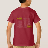 キッズTシャツ - 15周年記念コレクション Tシャツ (裏面)