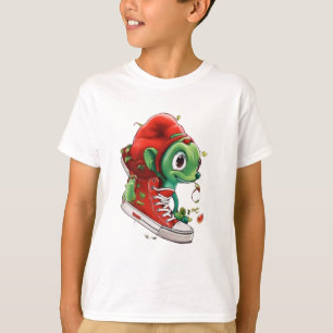 キッズtシャツ.green kidney shoseおもしろいスタイル tシャツ