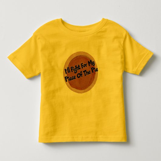 キッズTシャツ – Thanksgiving Pumpkin Pie トドラーTシャツ (正面)