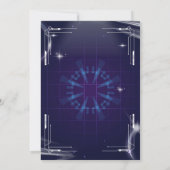 キッズVRゲーム仮想現実バースデーパーティー 招待状 (裏面)