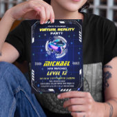 キッズVRゲーム仮想現実バースデーパーティー 招待状