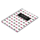 キッチアイズ&リップ名前をカスタムする ノートブック (左側)