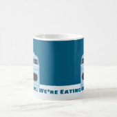 キッチイフィティスハウスマイズスナーキースローガンおもしろい コーヒーマグカップ (中央)