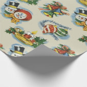 キッチクリスマス ラッピングペーパー (角)