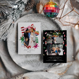 キッチクリスマス | レトロ休日フレーム シーズンカード