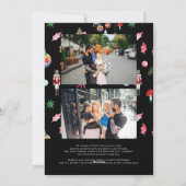 キッチクリスマス | レトロ休日フレーム シーズンカード (裏面)