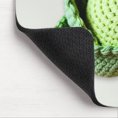 キッチグリモダンーングラニーガーデンクロチェットキャベツ マウスパッド (コーナー)