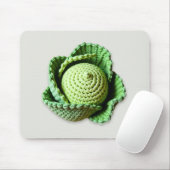 キッチグリモダンーングラニーガーデンクロチェットキャベツ マウスパッド (マウス)
