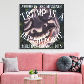 キッチナー卿はトランプが雌雄同体であることを確認した キャンバスプリント (インサイチュ (リビング))