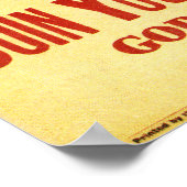 キッチナー卿、ブリトンは君を望んでいる ポスター (角)