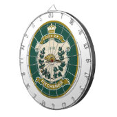 キッチナー国旗（オンタリオ州、カナダ） ダーツボード (正面右)