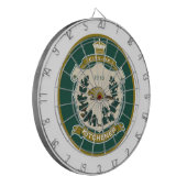 キッチナー国旗（オンタリオ州、カナダ） ダーツボード (正面左)