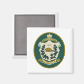 キッチナー国旗(オンタリオ州、カナダ) マグネット (正面/裏面)