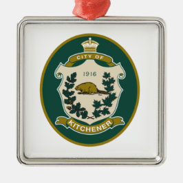 キッチナー国旗（オンタリオ州、カナダ） メタルオーナメント