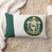 キッチナー国旗（オンタリオ州、カナダ） ランバークッション (ブランケット)