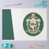 キッチナー国旗（オンタリオ州、カナダ） 薄葉紙 (クラフト)