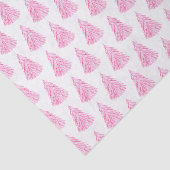 キッチピンク水色クリスマスツリーパターン 薄葉紙 (詳細)