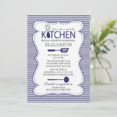 キッチモダンンブライダルシャワーの招待状をストック 招待状 (スタンド正面)