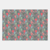 キッチュハートギフトラップ ラッピングペーパーシート (正面2)