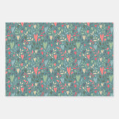 キッチュハートギフトラップ ラッピングペーパーシート (正面3)