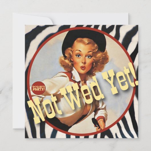 キッチュビッチ : コウガール 結婚式前のお楽しみ！ 招待状 (正面)