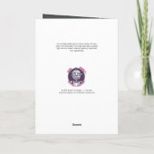 キッチュ・クリスマスシーンカード サンキューカード (裏面)