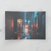 キッチュ・クリスマスシーンカード サンキューカード (内部)