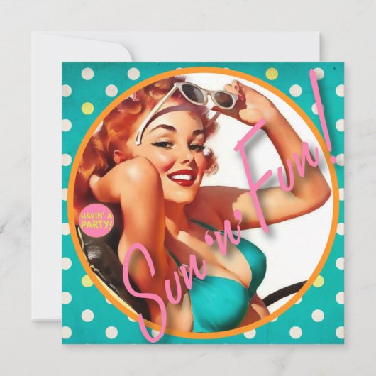 キッチュ・ビッチ : サン 'ン' ファン 招待状 (正面)