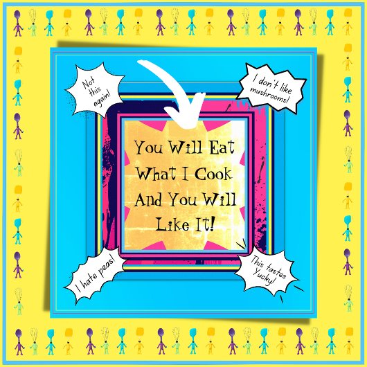 キッチンおもしろいウォールアート ポスター