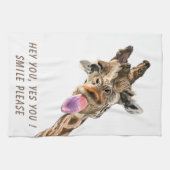 キッチンおもしろいタオとキレよくはしゃぐフ – スマイル キッチンタオル (横)