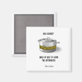 キッチンおもしろいチパーソナライズされたン マグネット (正面/裏面)