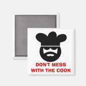 キッチンおもしろいマグネット |調理師 マグネット (正面/裏面)
