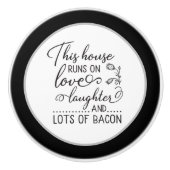 キッチンおもしろいワードアートの装飾 セラミックノブ (正面)