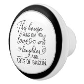 キッチンおもしろいワードアートの装飾 セラミックノブ (右)