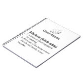 キッチンおもしろい辞書の定義ホームシェフ ノートブック (左側)