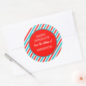 キッチンからのクリスマスベーキング ラウンドシール (封筒)