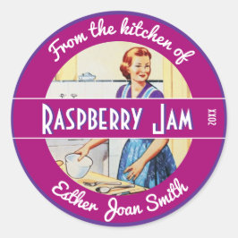 キッチンからキッチンヴィンテージのシーンフード ラウンドシール